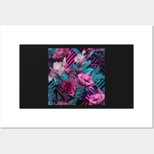 fractal flowers Posters and Art